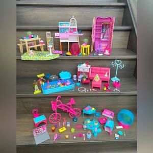 Barbie assorted furniture and other accessories/ approximately 150 pieces